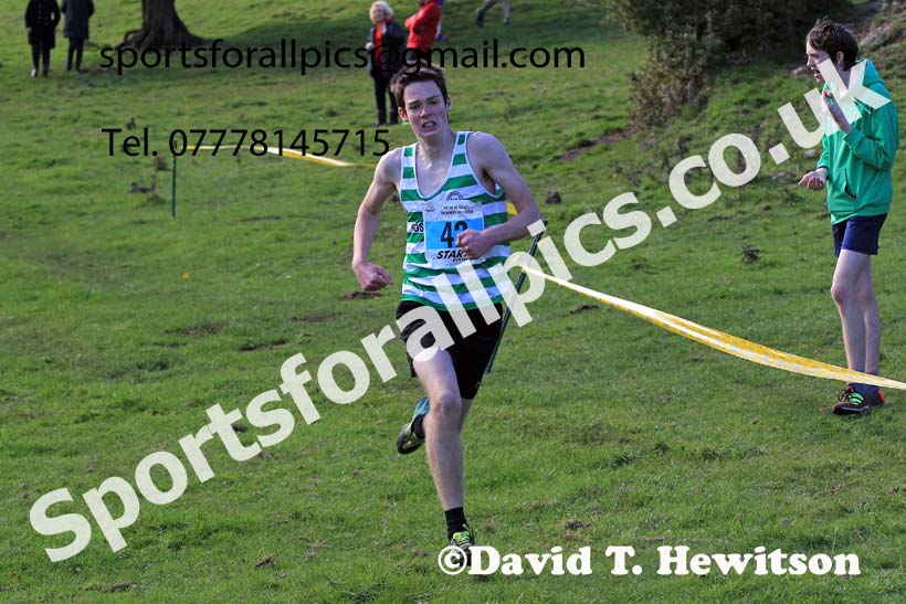 Mens under-17s, 2022 NECAA Cross Country Relays, Thornley Hall Farm, Peterlee, County Durham, October 15th. Photo: David T. Hewitson/Sports for All Pics